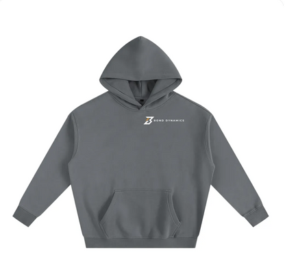 Grey Hoodie with Gold Logo