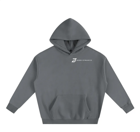 Grey Hoodie with Grey Logo