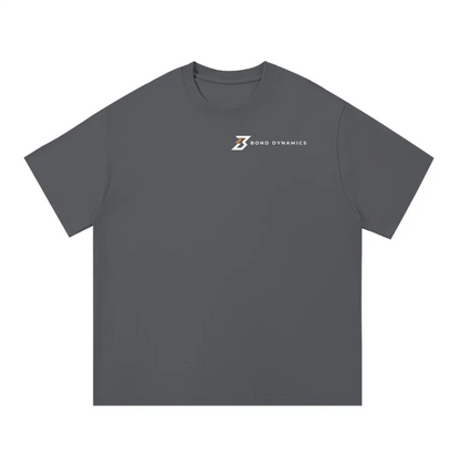 Grey Tee with Gold Logo