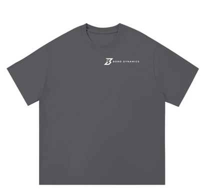 Grey Tee with Grey Logo