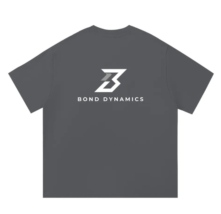 Grey Tee with Grey Logo