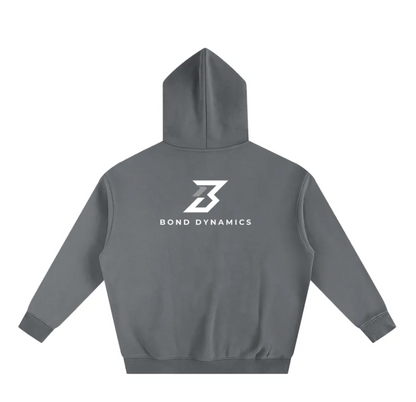 Grey Hoodie with Grey Logo