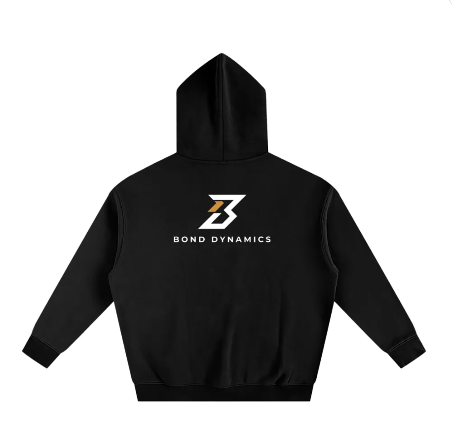 Black Hoodie with Gold Logo
